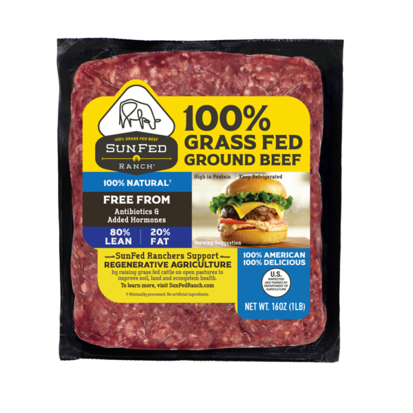 Natural Ground Beef 80/20 - Packaging Front