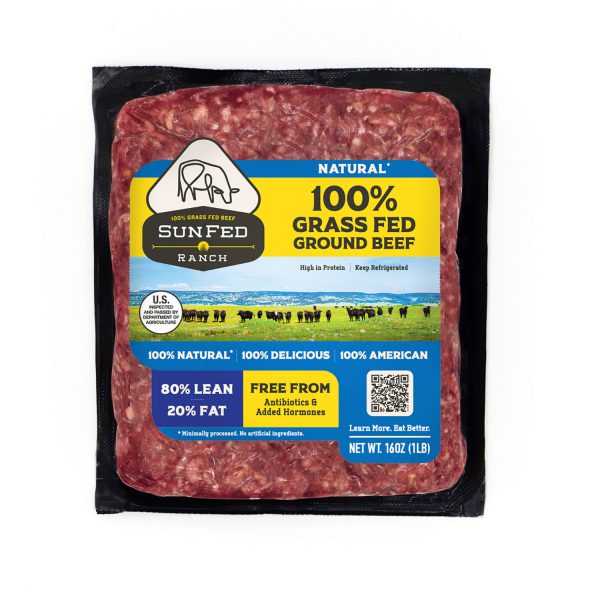 Natural Ground Beef 80/20 - Packaging Front