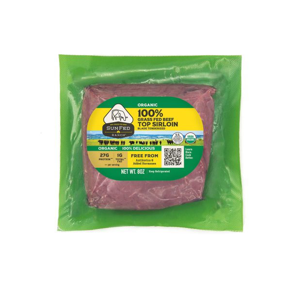 Organic Sirloin Steak - Packaging Front