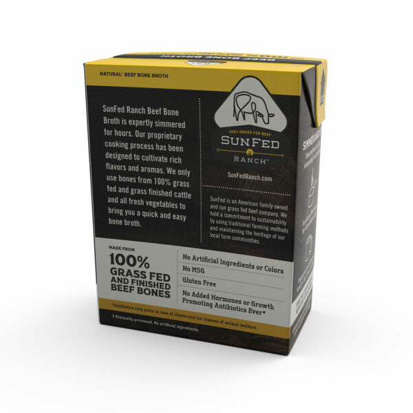 Beef Bone Broth - Packaging Back