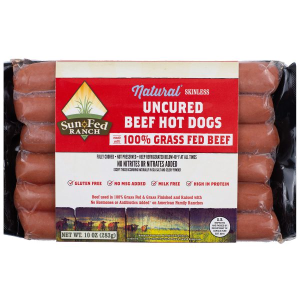 Uncured Beef Hot Dogs - Packaging Front