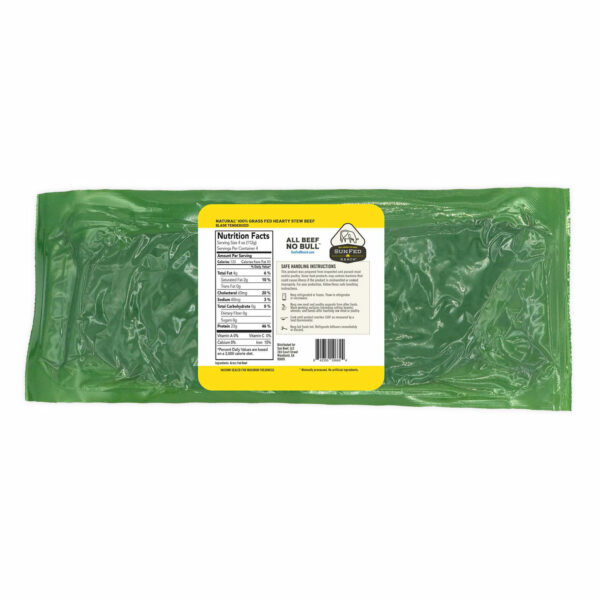 Hearty Stew Beef - Packaging Back
