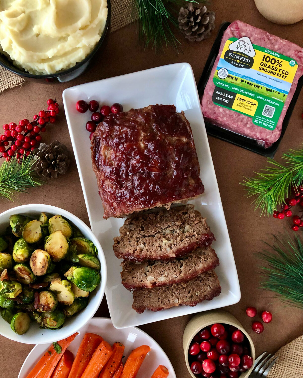 Cranberry Glazed Meatloaf