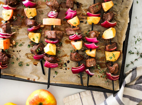 Steak Kabobs with Apple Cider Marinade Recipe