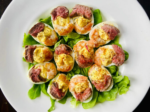 SunFed Surf and Turf Deviled Eggs Recipe