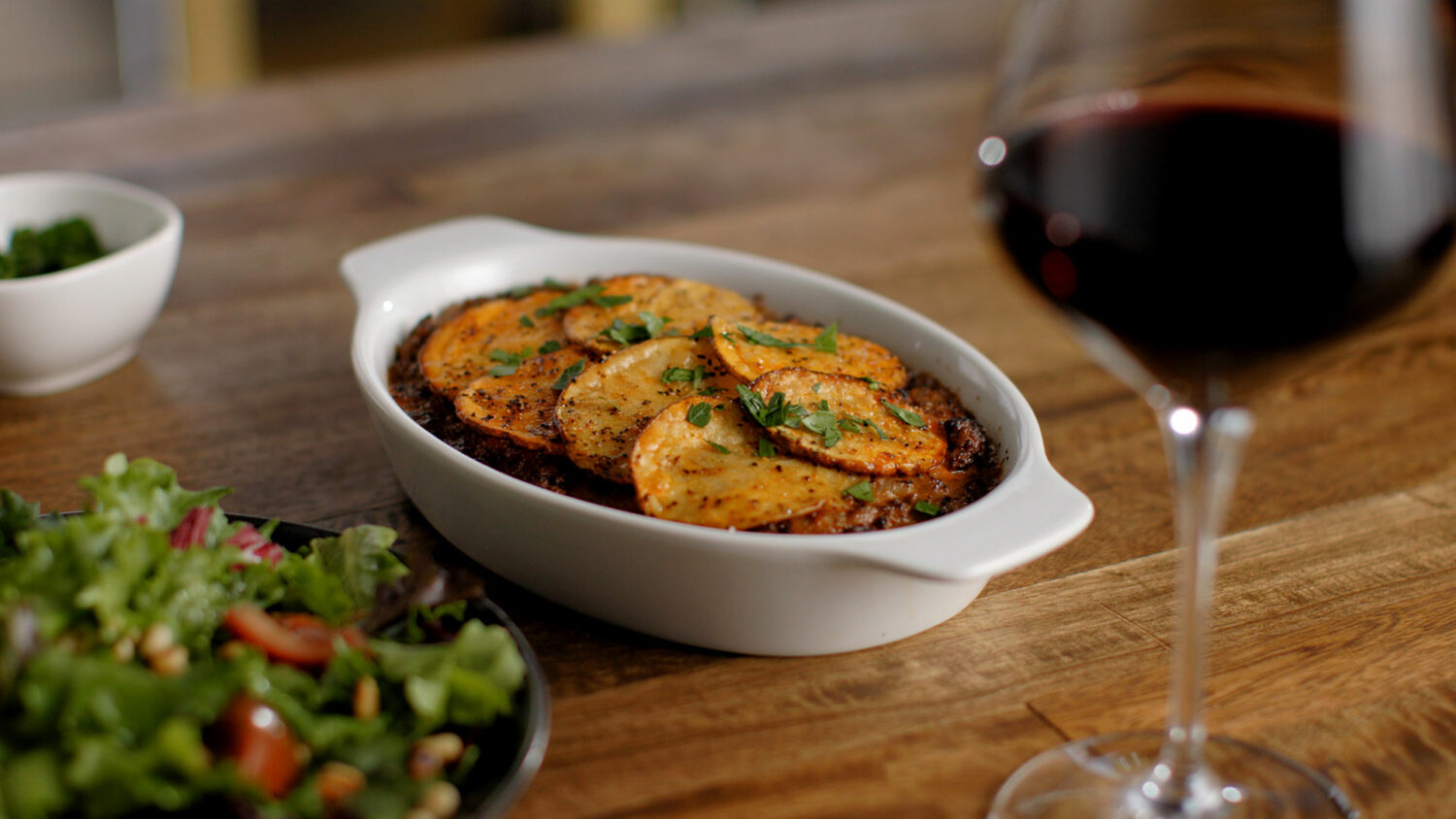 Vivienne’s Mini Shepherd’s Pies with Chorizo and Grass Fed Beef