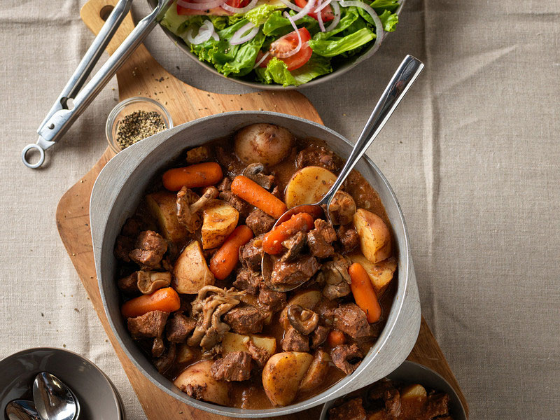 Wild Mushroom Beef Stew